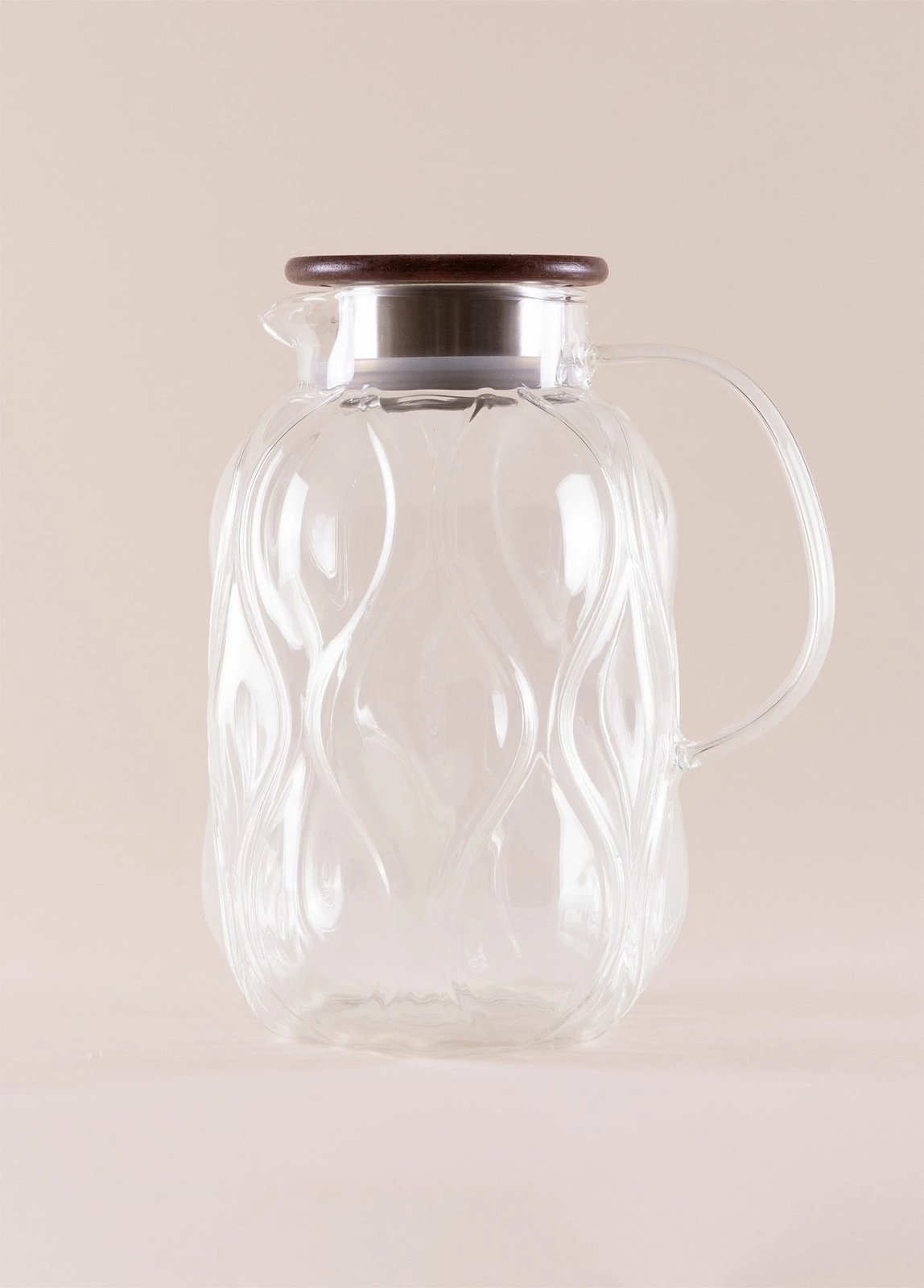 Shishe qelqi me kapak bambuje, Hermia, SSE0031, 2000ml Shishe qelqi me kapak bambuje, Hermia, SSE0031, 2000ml