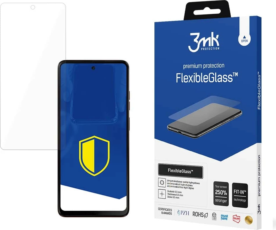 Mbrojtës ekrani FlexibleGlass 3mk Protection për Motorola Moto G04, Transparent