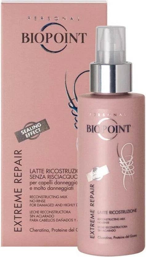 Krem për flokë Biopoint Latte Ricostruzione Extreme Repair, 125ml