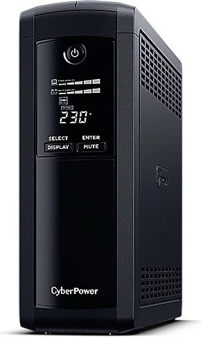Kasë CyberPower VP1600EILCD UPS, 1600 VA, 900 W, Ekran LCD, e zezë Kasë CyberPower VP1600EILCD UPS, 1600 VA, 900 W, Ekran LCD, e zezë