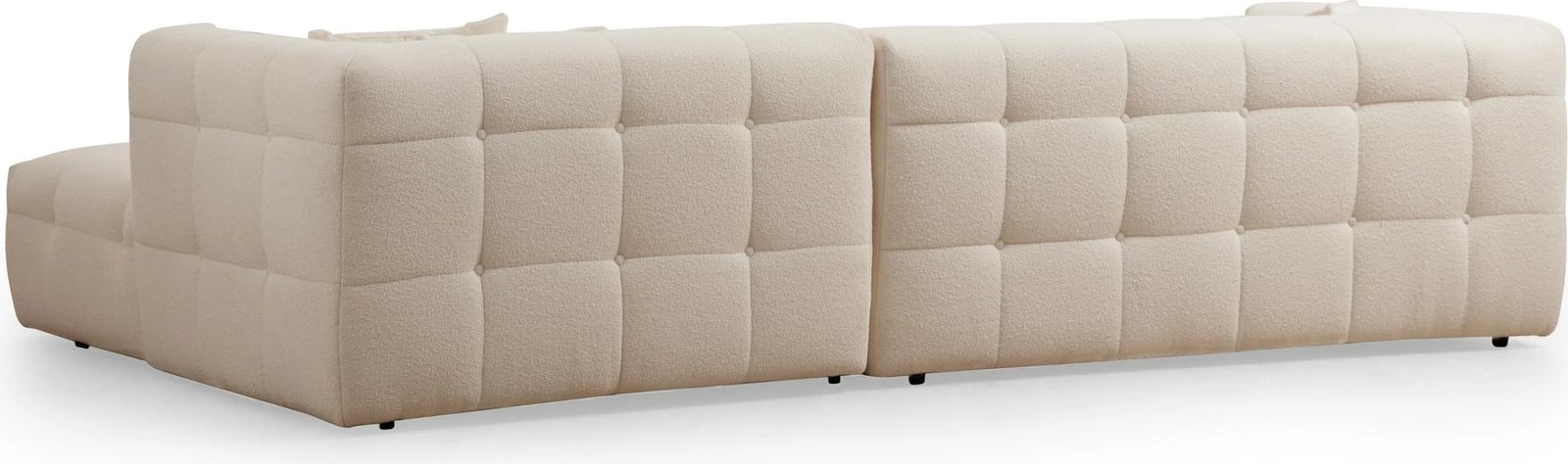 Këndare Cady, 3 vende, kënd i djathtë, ngjyrë bezhë