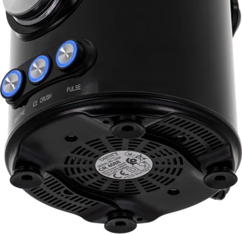 Blender tavoline, Camry CR 4088, enë qelqi 1.5L, tehe çelik inox të veshura me titan (6 skaje), 800W max 1800W, 2 shpejtësi 3 programe, me grirës qelqi 300ml, piano black Blender tavoline, Camry CR 4088, enë qelqi 1.5L, tehe çelik inox të veshura me titan (6 skaje), 800W max 1800W, 2 shpejtësi 3 programe, me grirës qelqi 300ml, piano black