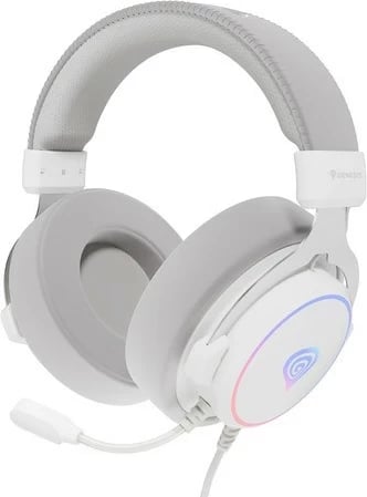 Kufje Genesis Neon 764 RGB, të bardha