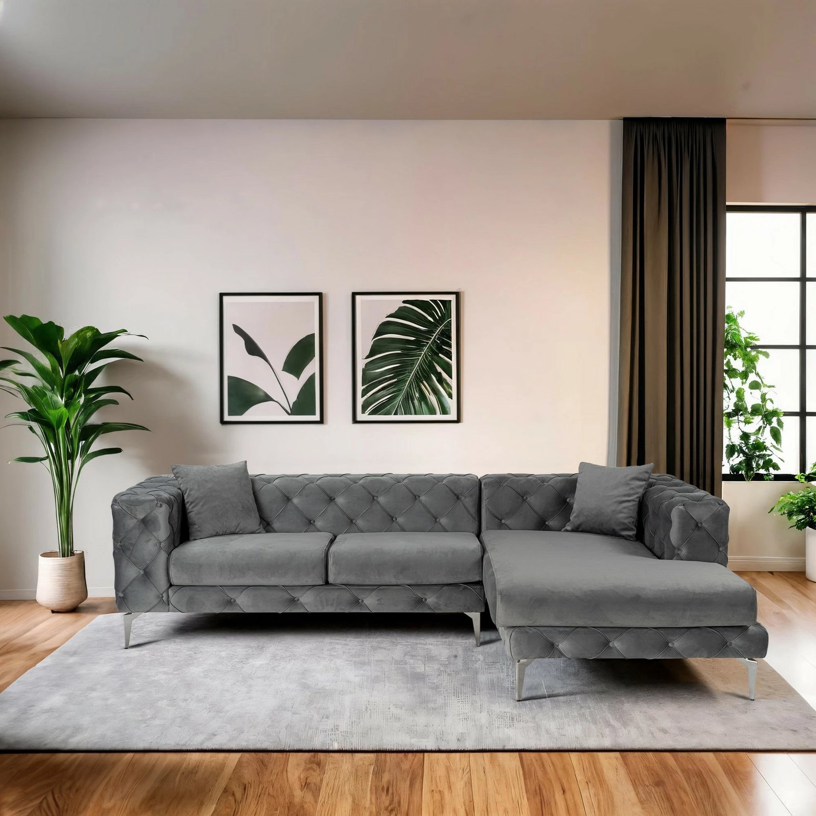 Këndare Atelier del Sofa, Como Eco, kënd i djathtë, anthracite