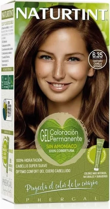 Ngjyrë flokësh Naturtint 6.35 unisex 150ml kafe e çelët intensive