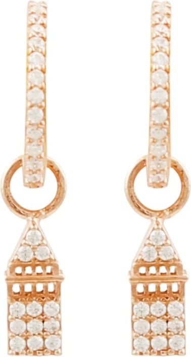 Vathë argjendi ngjyrë rozë gold, Jumeon, 10142EYFL