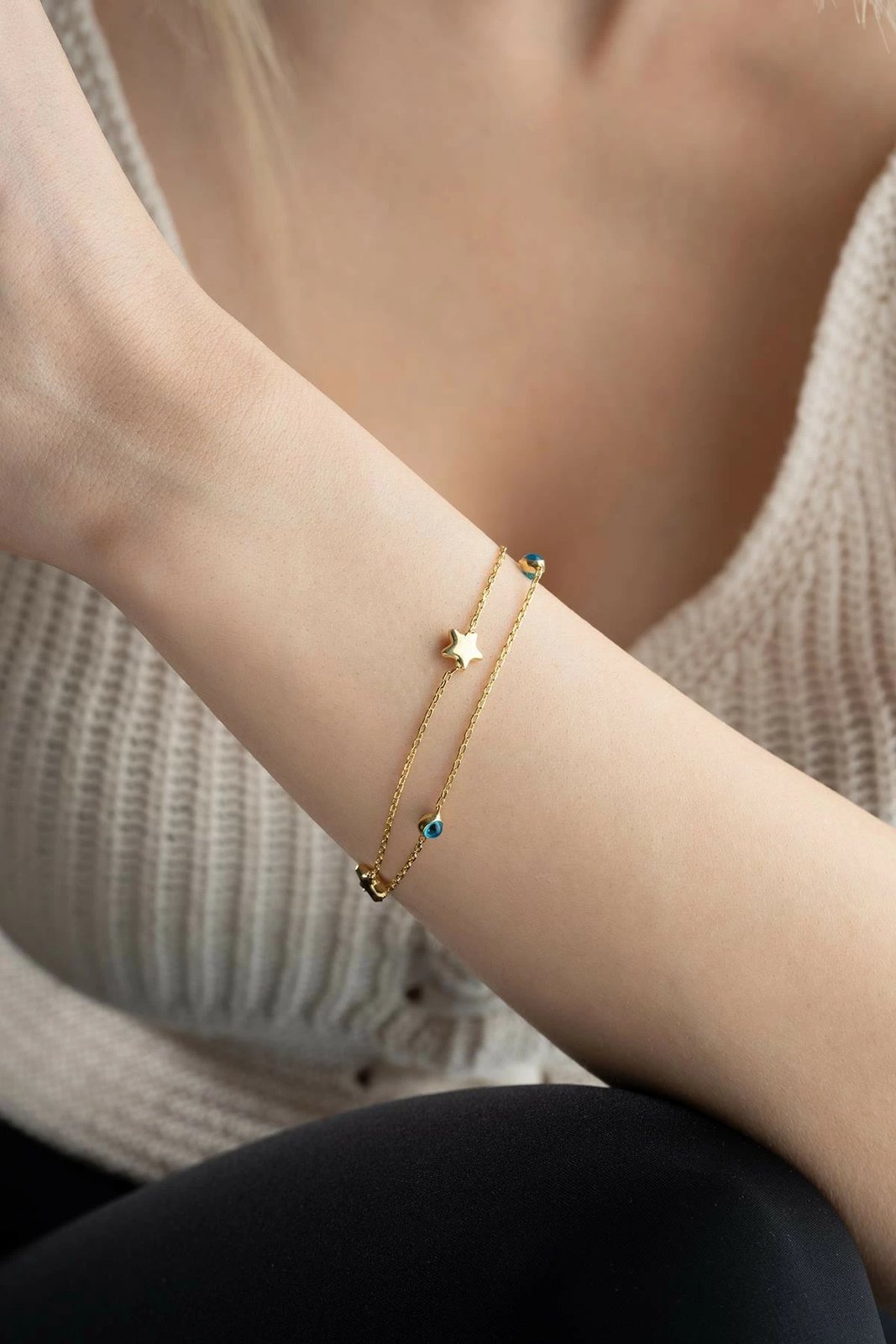 Byzylyk argjendi Jumeon, ngjyrë ari dhe tyrkiz, NRZ999379