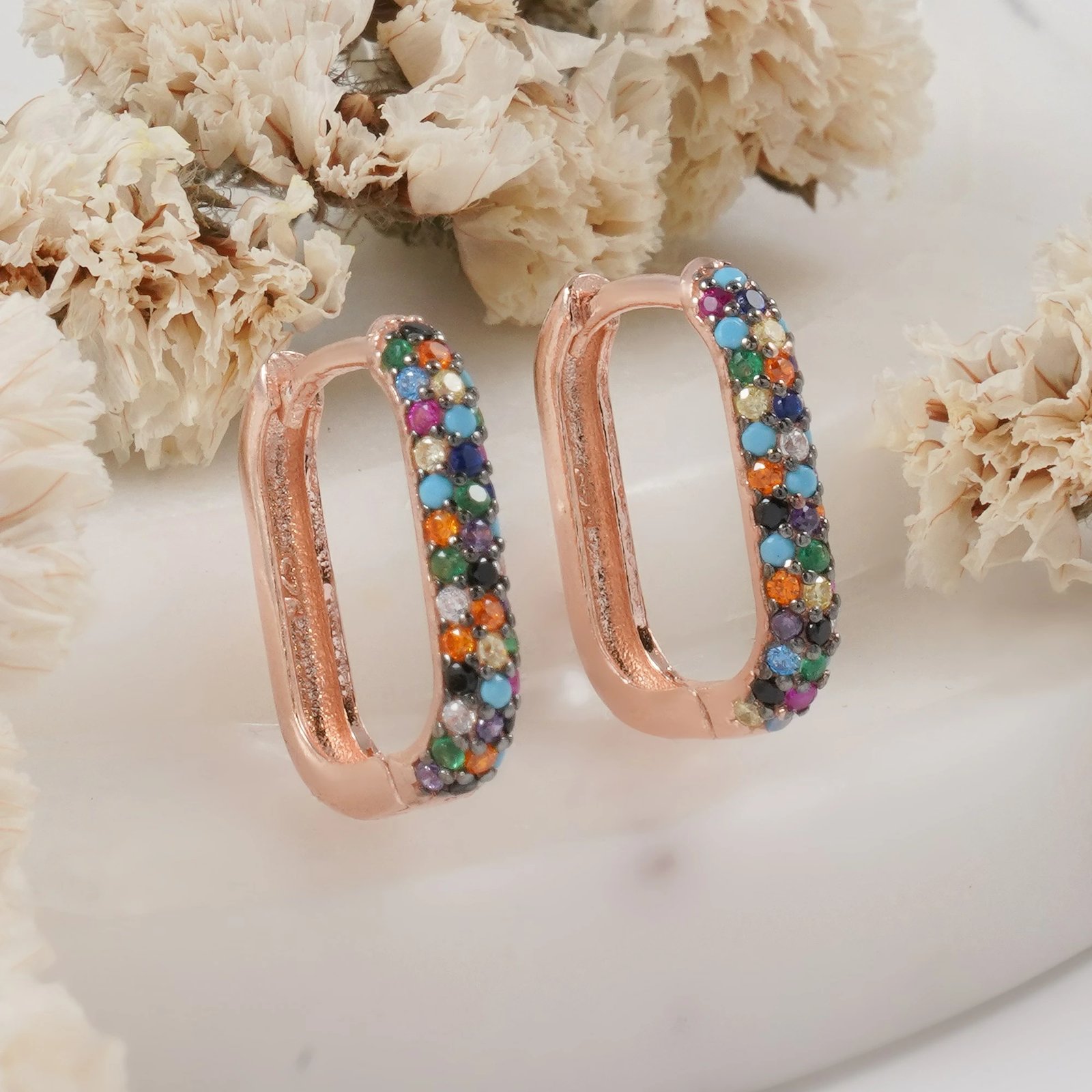 Vathë argjendi Jumeon, shumëngjyrësh, 10892RNK