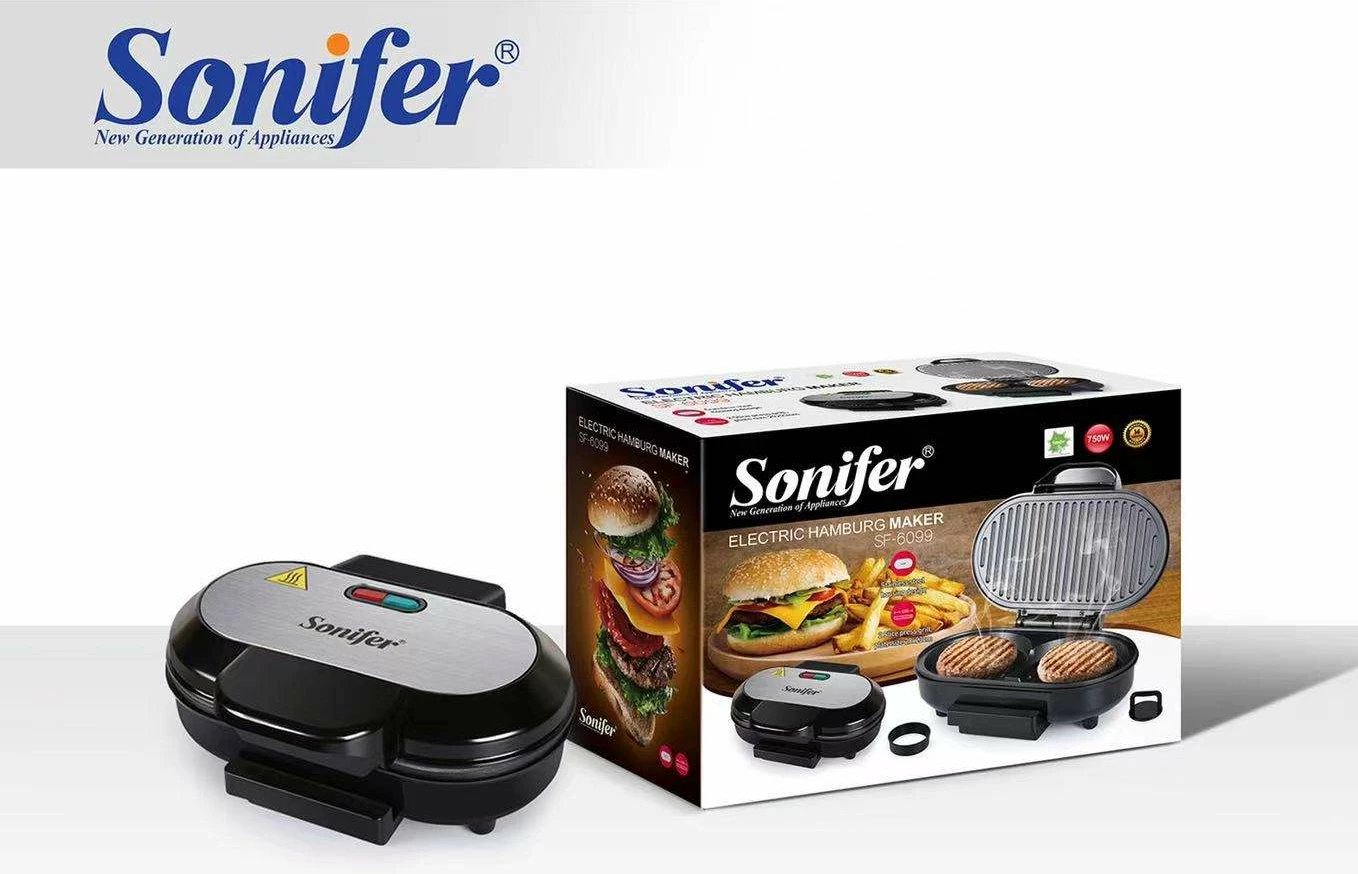 Tostier elektrik për hamburger 