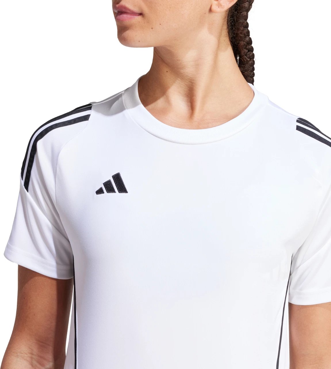 Maicë për femra adidas, e bardhë