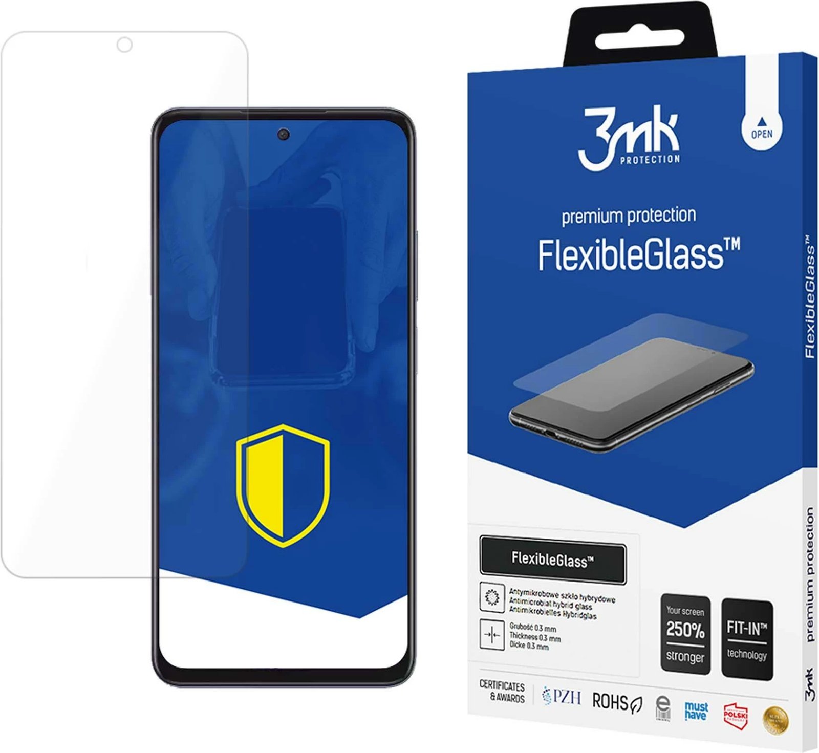Xham mbrojtës hibrid 3mk FlexibleGlass për Oppo A3 Pro 5G