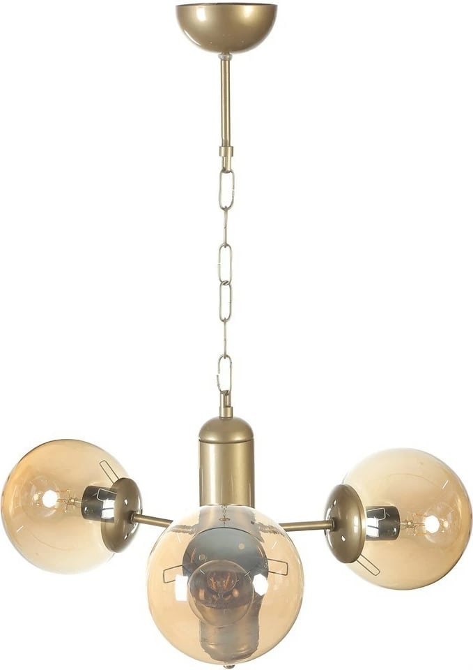 Llambë tavani Opviq, Bankok, 3 llamba, ngjyrë qelibar dhe ari Llambë tavani Opviq, Bankok, 3 llamba, ngjyrë qelibar dhe ari