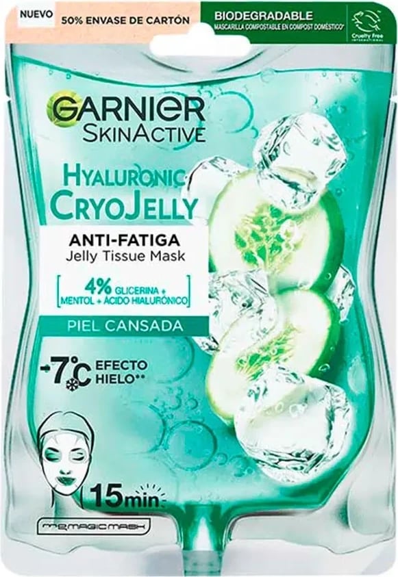 Maskë fytyre Garnier Hyaluronic CryoJelly Anti-Fatiga unisex