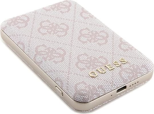 Powerbank Guess GUPB5FP4EMGP 5000mAh, MagSafe, Rozë