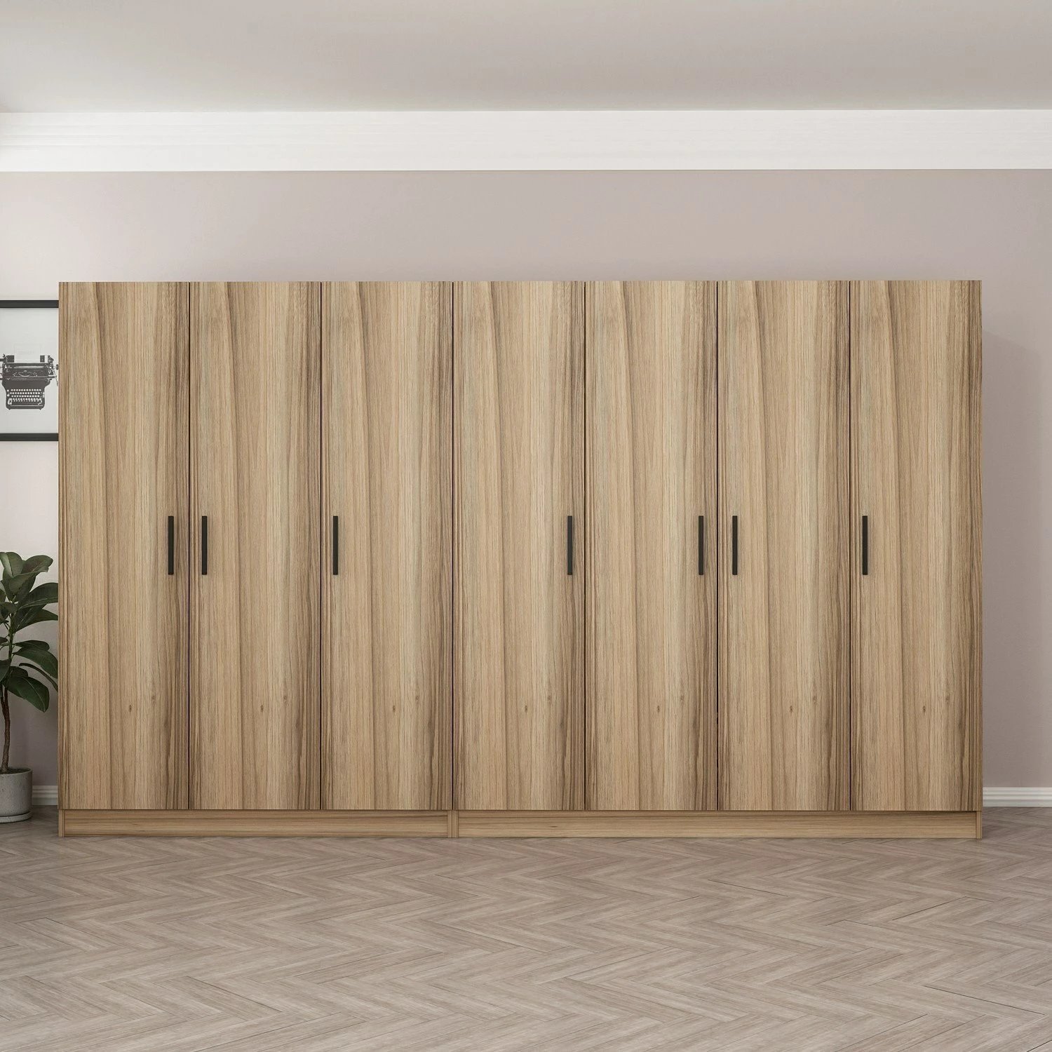 Dollap Skye Decor, dore, 315x190x52cm