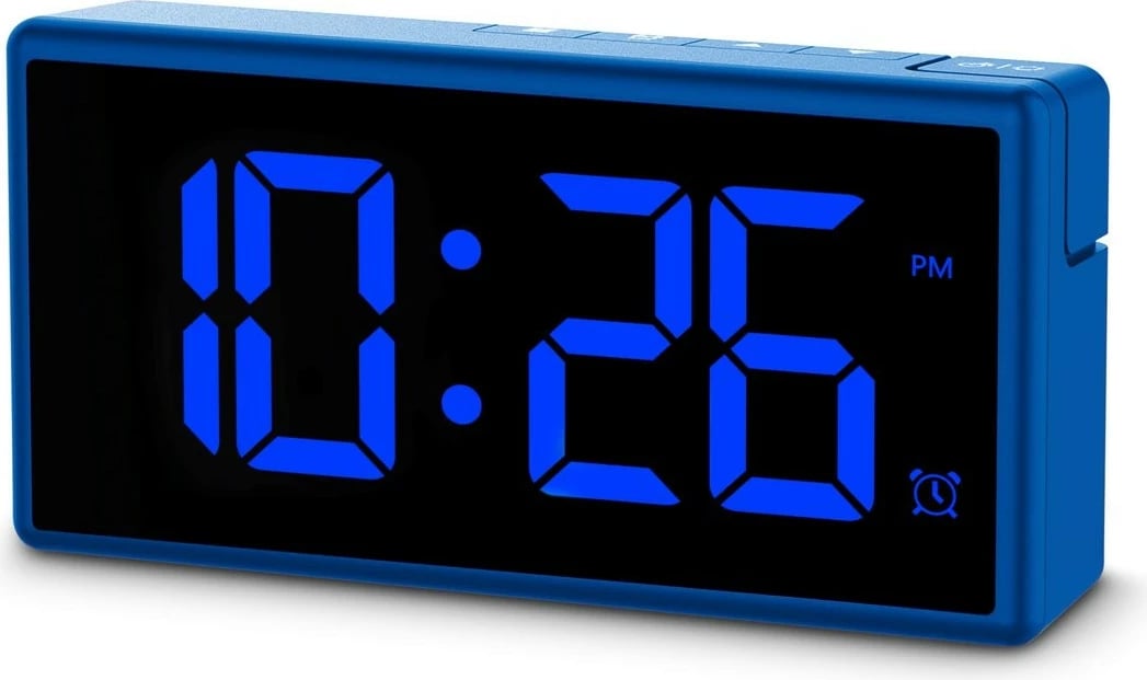 Orë alarmi elektronike Hama Ibiza, digjitale, me USB, kaltër
