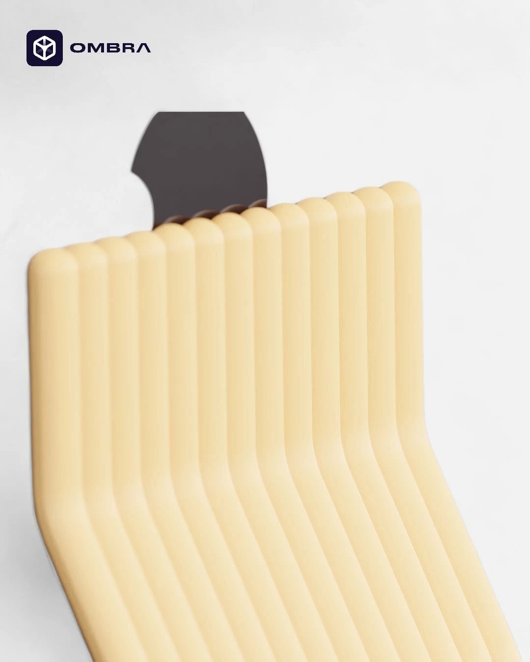 Mbajtëse vertikale për laptop, bezhë