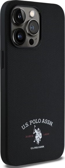 Mbështjellës U.S. Polo Assn. USHCP15XPARK për iPhone 15 Pro Max 6.7", i zi Mbështjellës U.S. Polo Assn. USHCP15XPARK për iPhone 15 Pro Max 6.7", i zi