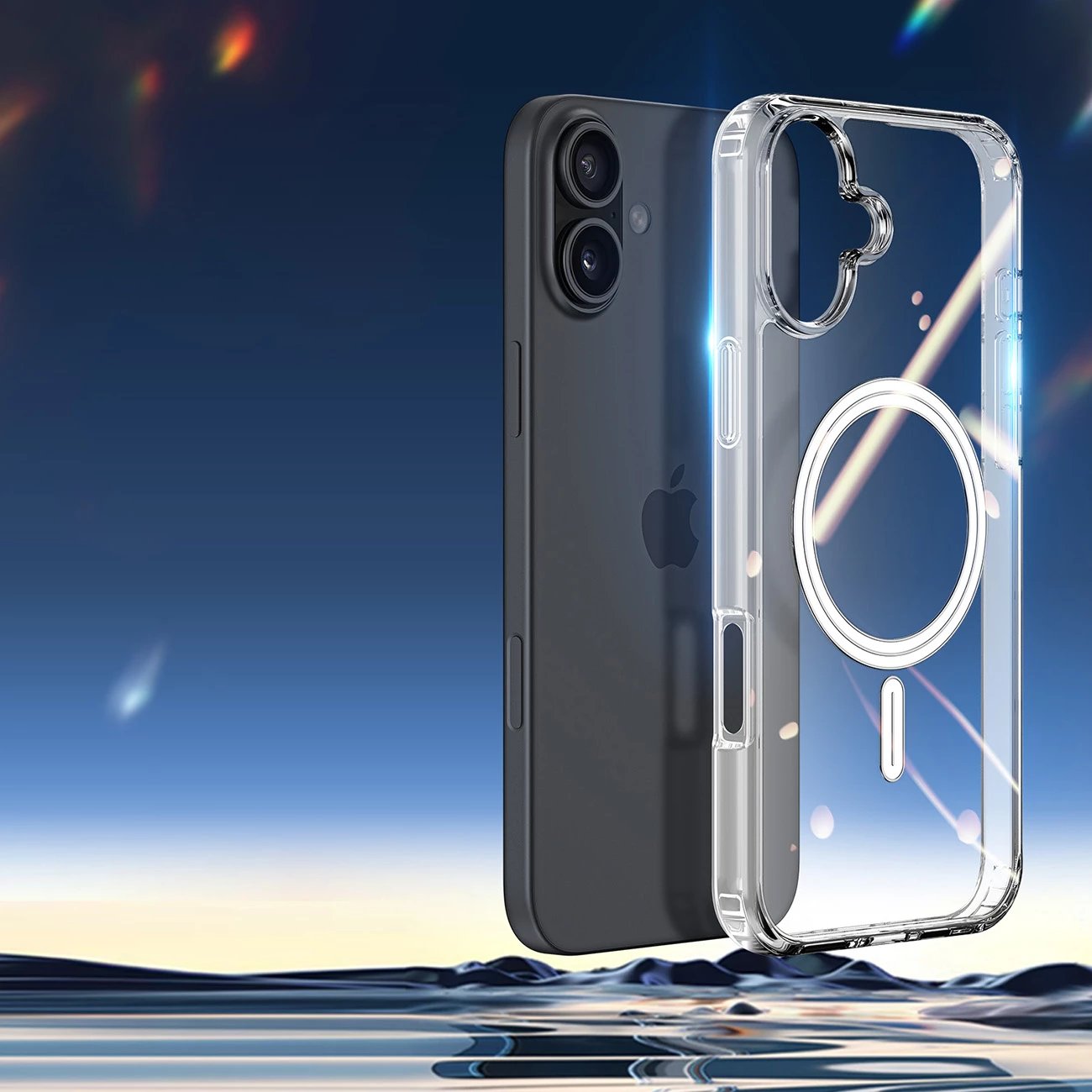Mbështjellës Dux Ducis Clin Mag për iPhone 16, MagSafe, Transparent