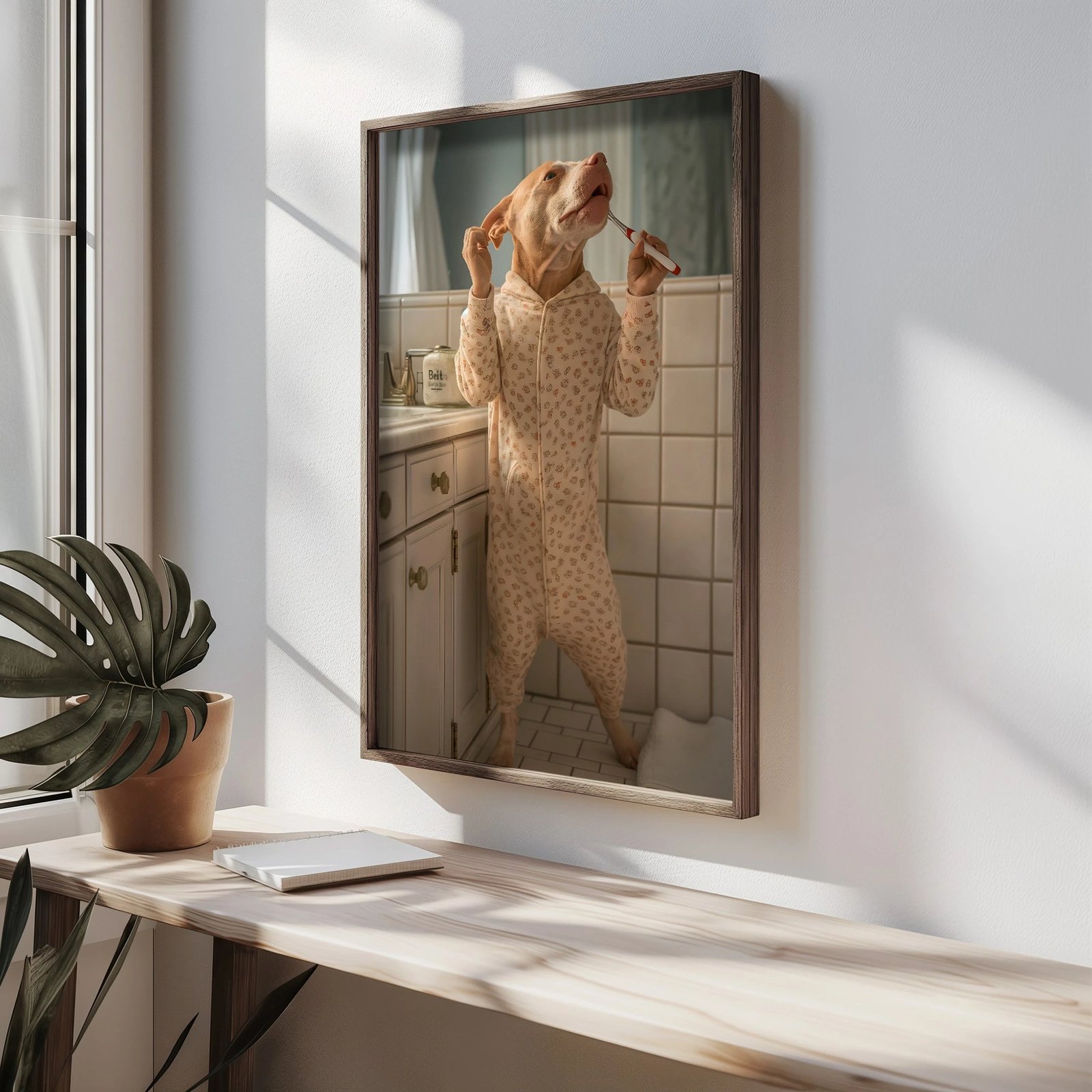 Pikturë dekorative me kornizë MDF, shumëngjyrëshe, Wallity HUM063, 50x70x3.5cm