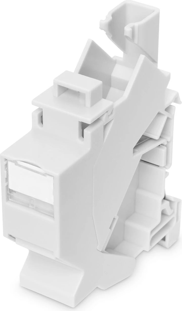 Adapter rrjeti Digitus Hutschinen për Keystone Module, RJ-45, IP20, bardhë