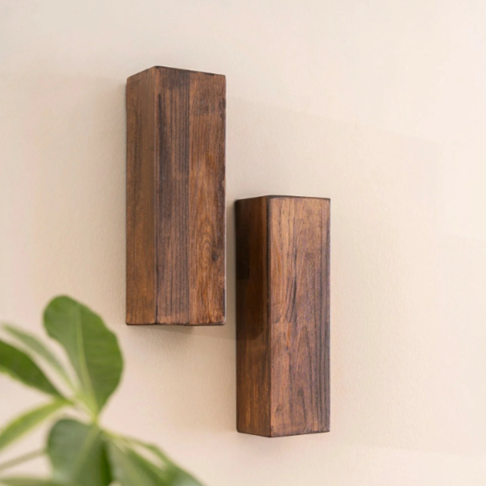 Raf dekorativ prej druri për mur, Skye Decor, Raf281 (2 copë)