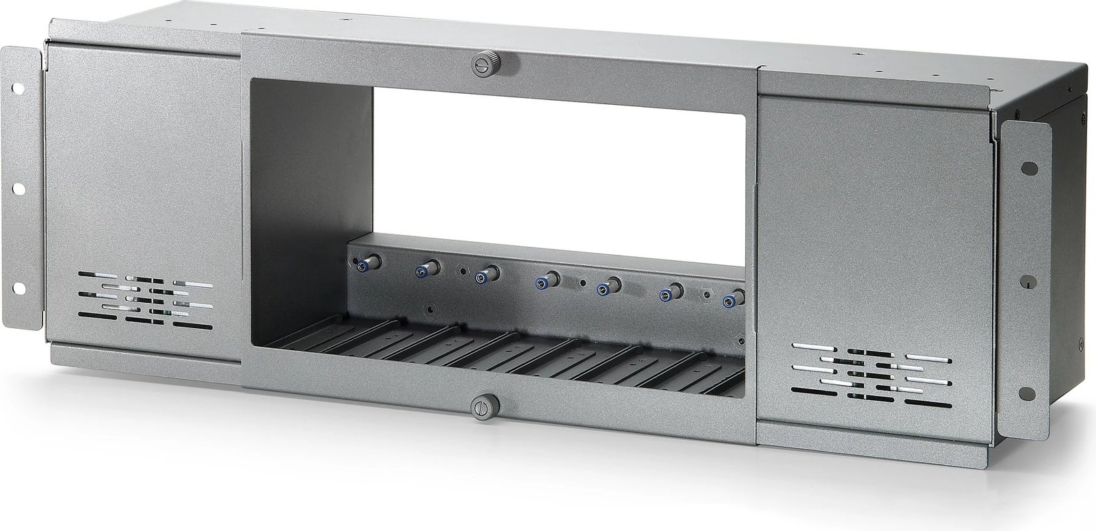Kasë LevelOne POC-4001, 8-Slot, 100-240 V, alumin