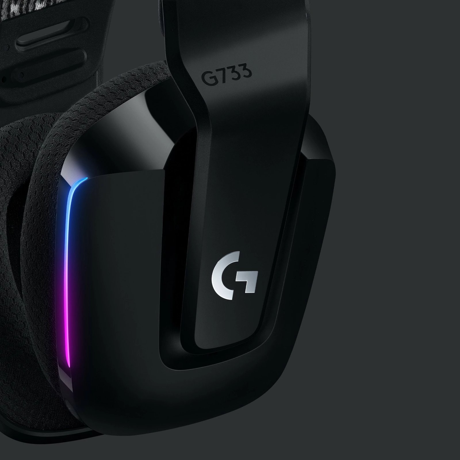 Kufje gaming Logitech G G733 LIGHTSPEED, wireless, RGB, e zezë