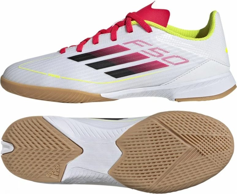 Atlete futbolli për fëmijë adidas, të bardha