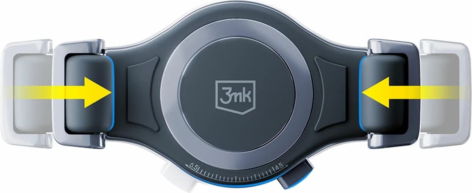 Mbajtës telefoni për veturë 3mk Memo Hug, për ventilator, i zi