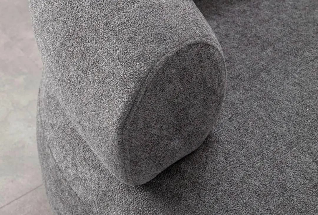 Karrige krahu Roma, ngjyrë gri e errët, Atelier del Sofa