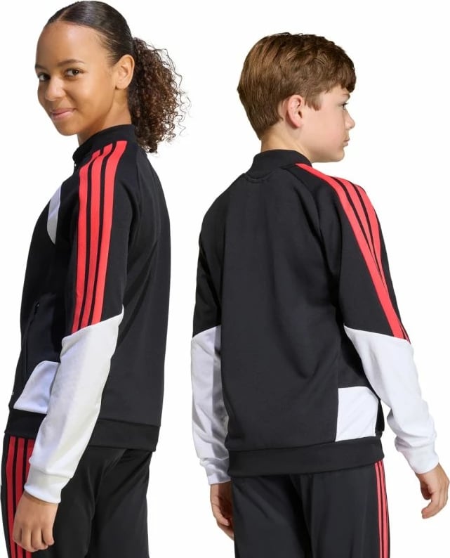 Duks për fëmijë adidas, zi, bardhë, kuqe