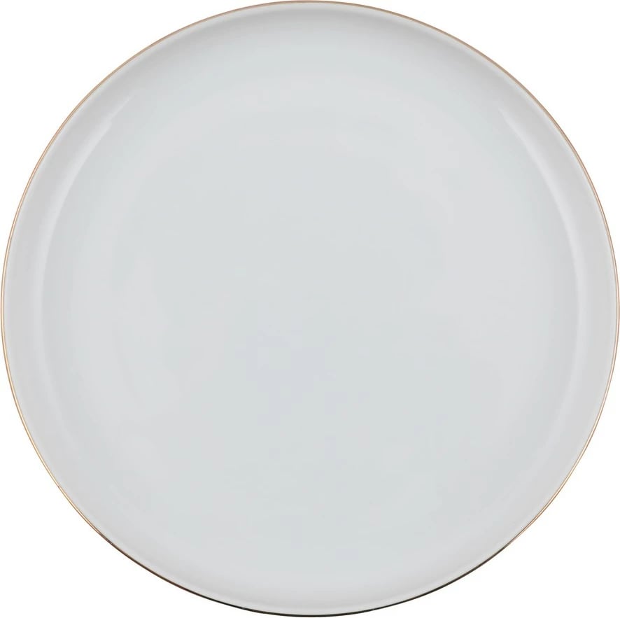 Set enësh për drekë (24 copë), Hermia Concept, MOD24Y220, ngjyrë ari dhe e bardhë