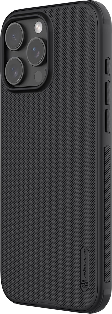 Mbështjellës Nillkin Super Frosted Shield Pro për iPhone 16 Pro, i zi