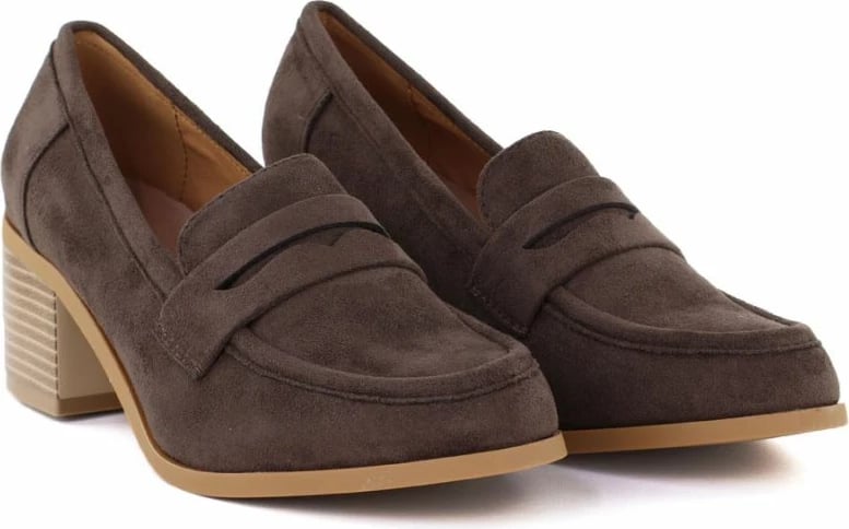 Këpucë me take për femra M. Daszyński MR2201D-3A, kafe