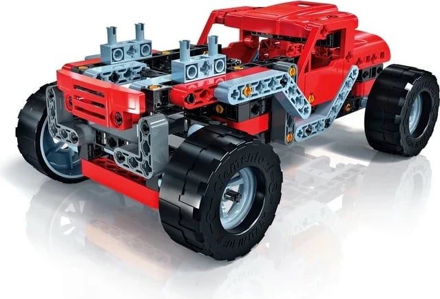 Set ndërtimi Clementoni Laboratory of Mechanics Monster Truck, 200 pjesë, për fëmijë 8+