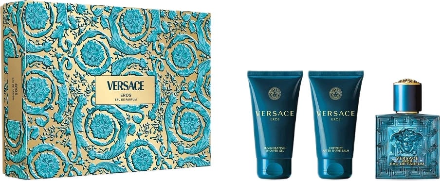 Set Eau de Parfum për meshkuj Versace Eros 3x50ml