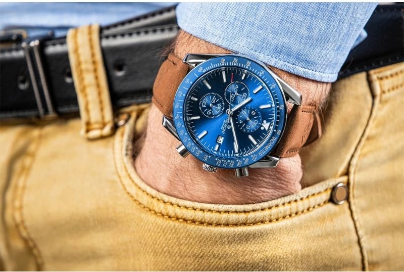 Orë dore për meshkuj Giewont, kaltër-kafe