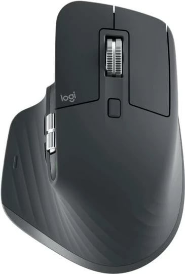 Maus Logitech MX Master 3S 910-007501 pa tela Bluetooth, e zezë