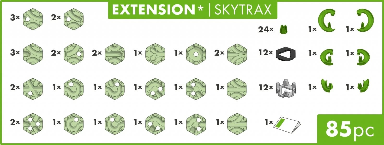 Set ndërtimi GraviTrax Skytrax, Ravensburger, 85 pjesë, shtesë