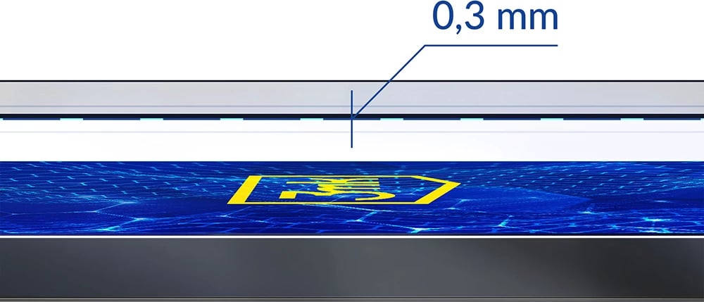 Xham mbrojtës 3mk HardGlass Max Lite për iPhone X, i zi