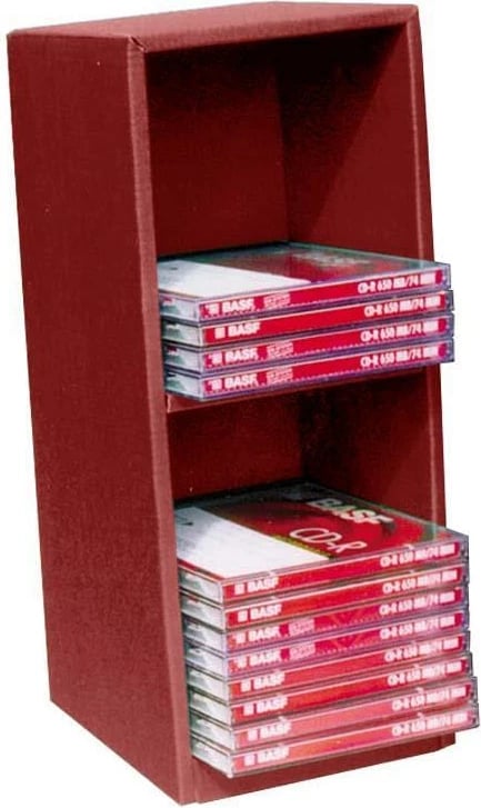 Mbështjellës CD-DVD Next klasik, burgundy