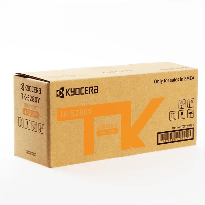Toner Kyocera TK-5280Y 1T02TWANL0, rendiment 11000 faqe, standard, e verdhë