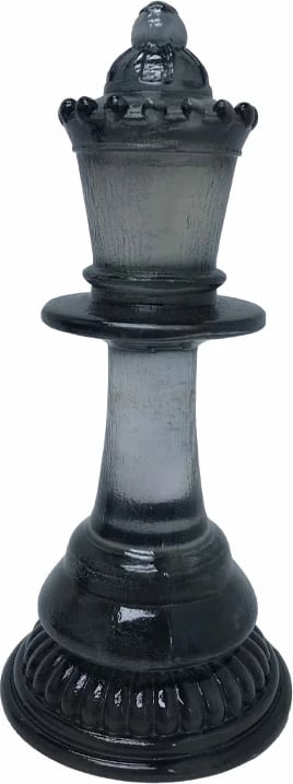 Dekor shahu, figurë kullë, ngjyrë e zezë, PIONART, 12x12x26.2cm