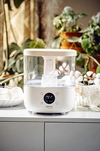 Lagështues ajri ultrasonik, Camry, CR 7973, depozitë 5L, ekran LED, aromaterapi, i bardhë