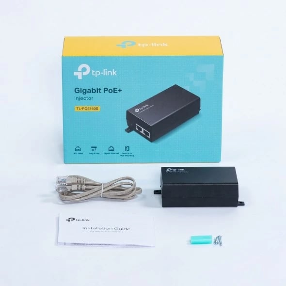 PoE Splitter TP-Link POE160S, Gigabit Ethernet, i zi