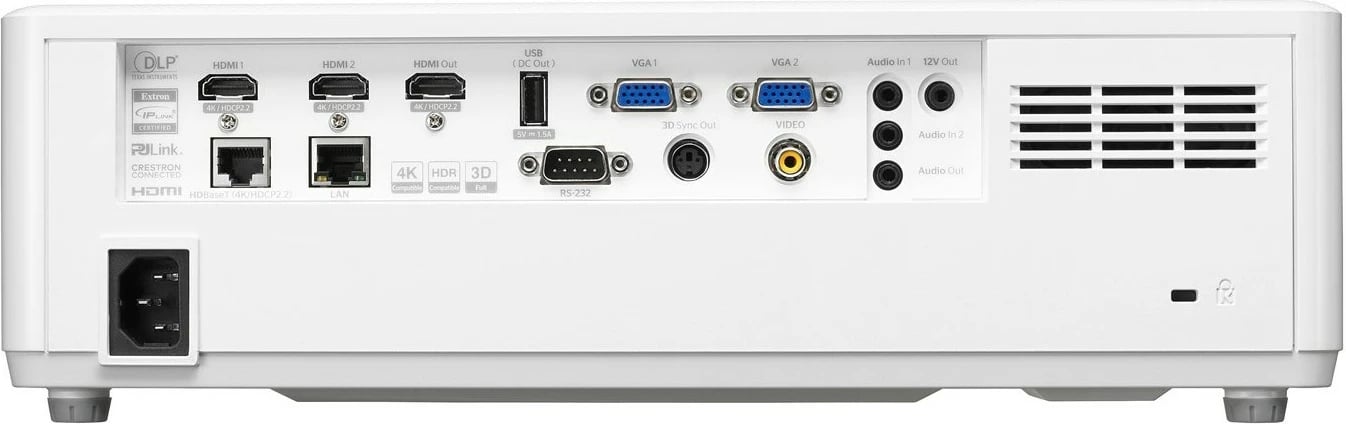 Projektor Optoma ZU607T, DLP, Laser, 6500 lum, WUXGA, i bardhë