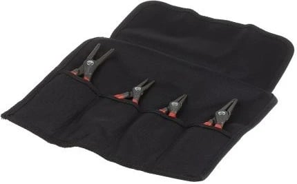 Set pinca KNIPEX 00 19 57, dorezë e kuqe