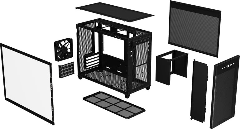 Kasë ASUS AP201 PRIME TG Mini Tower e Zezë Kasë ASUS AP201 PRIME TG Mini Tower e Zezë