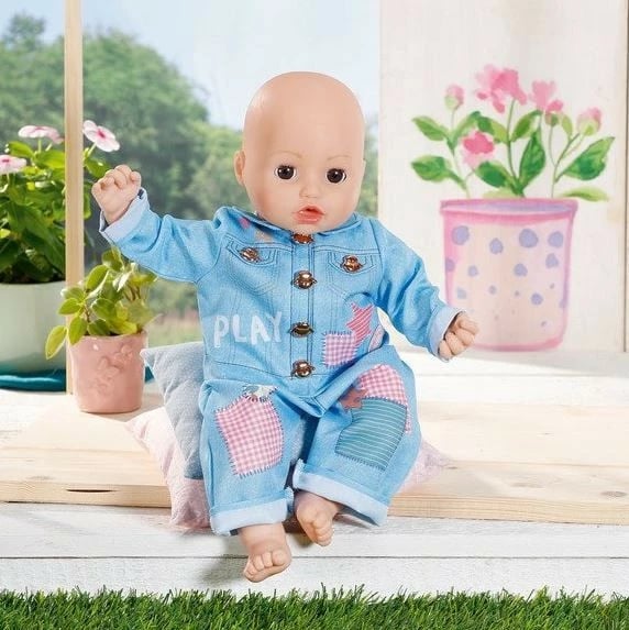 Set rrobash për kukulla Baby Annabell Zapf, 703069-116720, Rozë/Kaltër/Bardhë